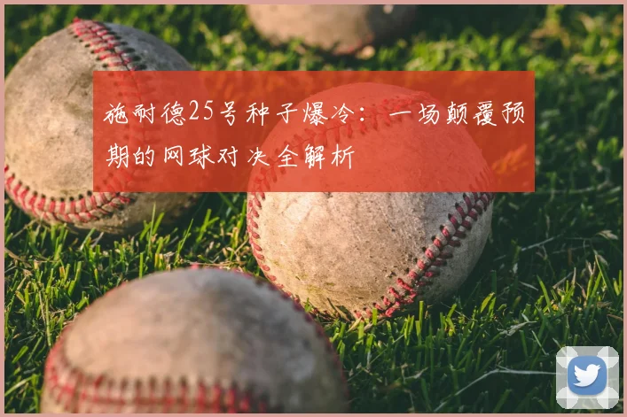 施耐德25号种子爆冷：一场颠覆预期的网球对决全解析